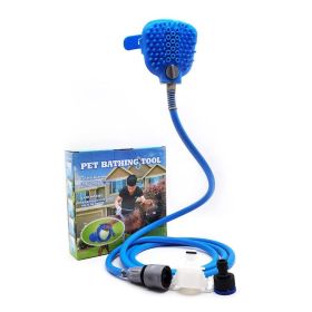 Dog shower nozzle Golden Bichon Satsuma dog bath silicone massage shower hose Dog shower nozzle Golden Bichon Satsuma dog bath silicone massage shower hose